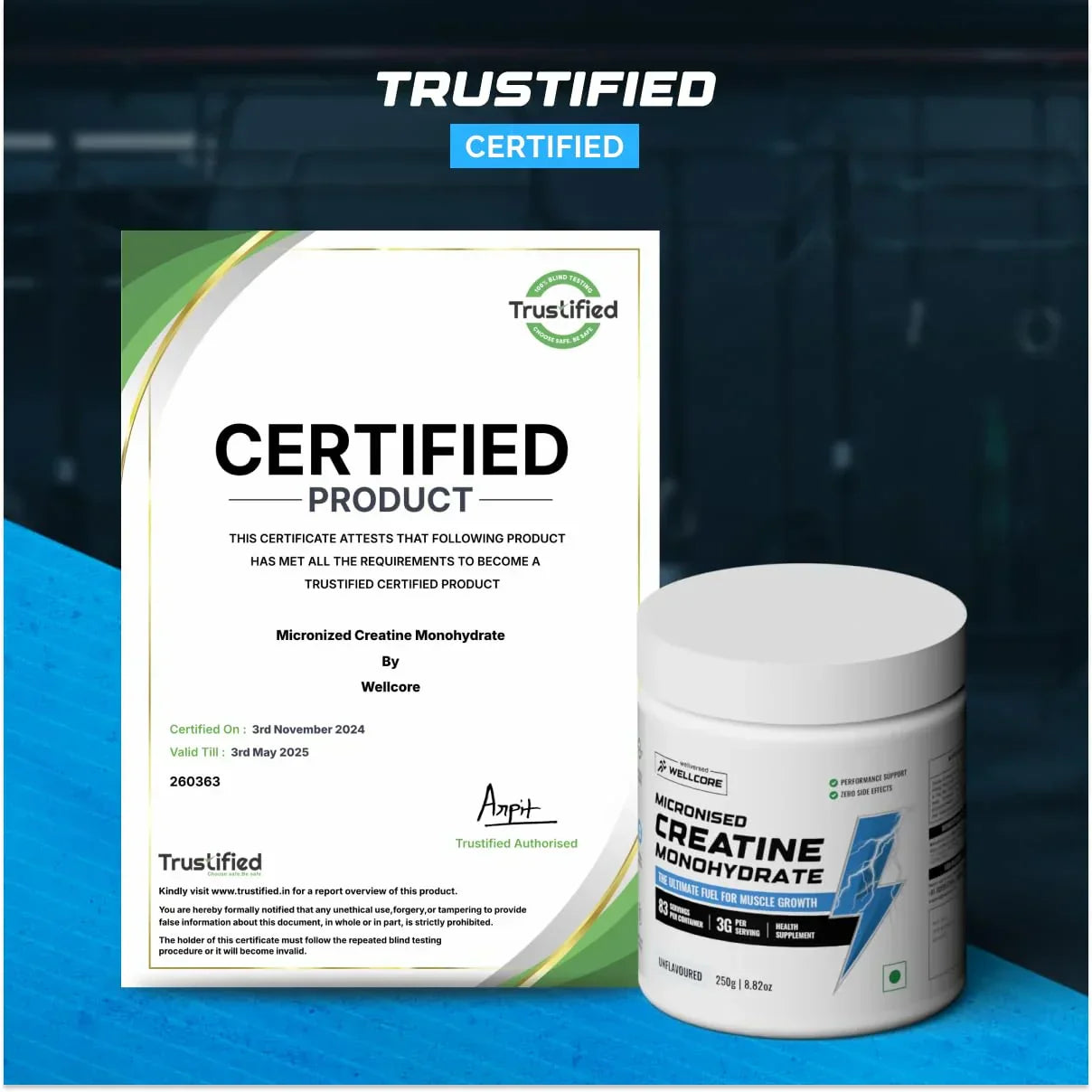 Well core creatine 250grams