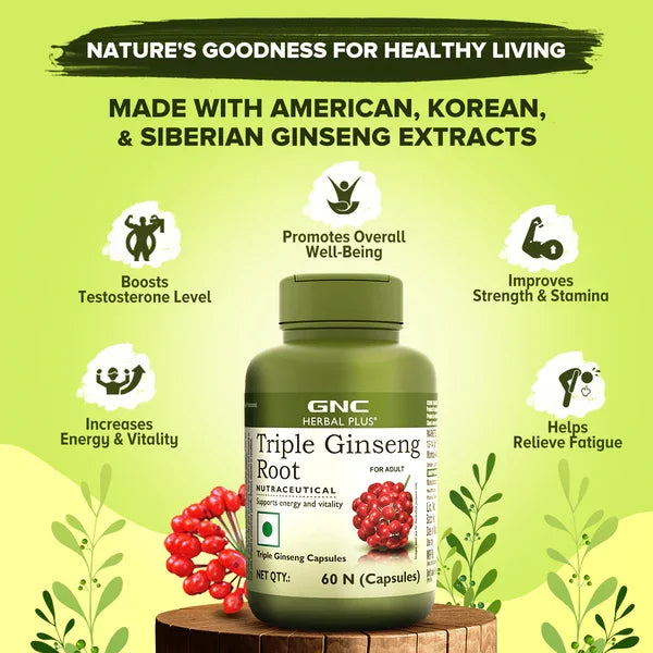 GNC Triple Ginseng 90 Caps