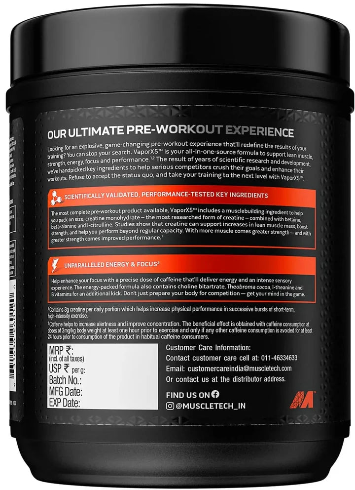 Muscle tech nanovapour pre