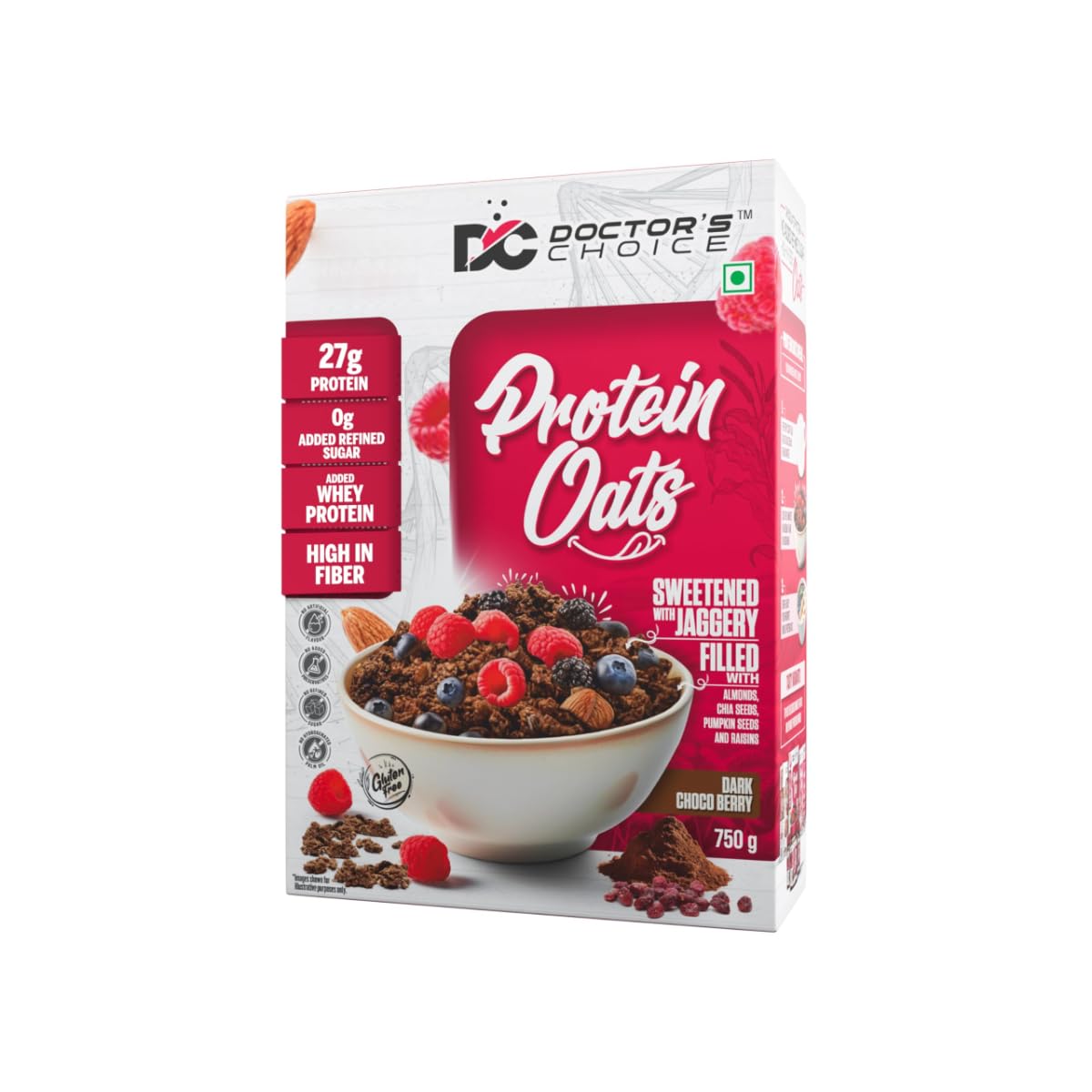 Doctors Choice High Protein Oats 750g