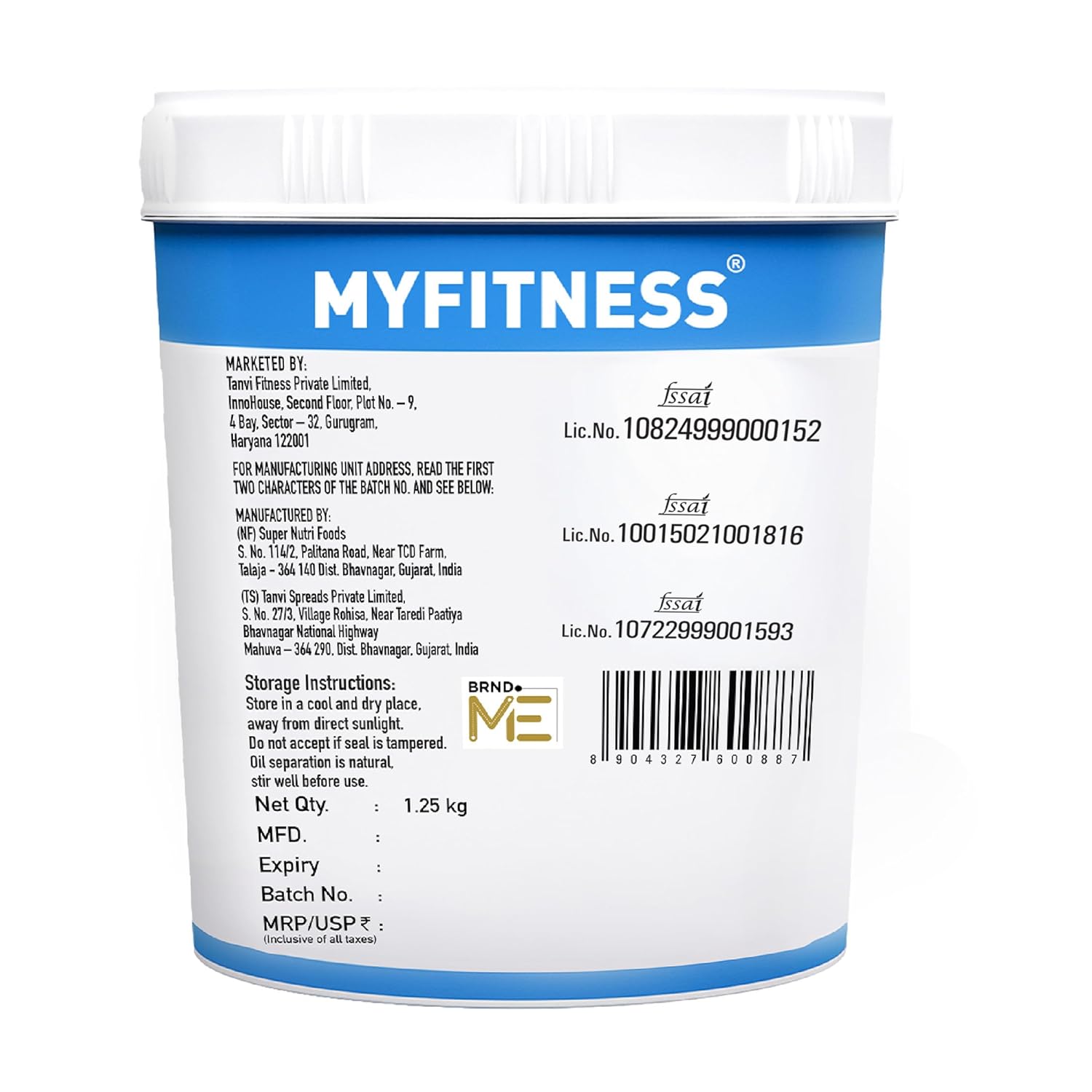 MYFITNESS Choco PB Crunchy
