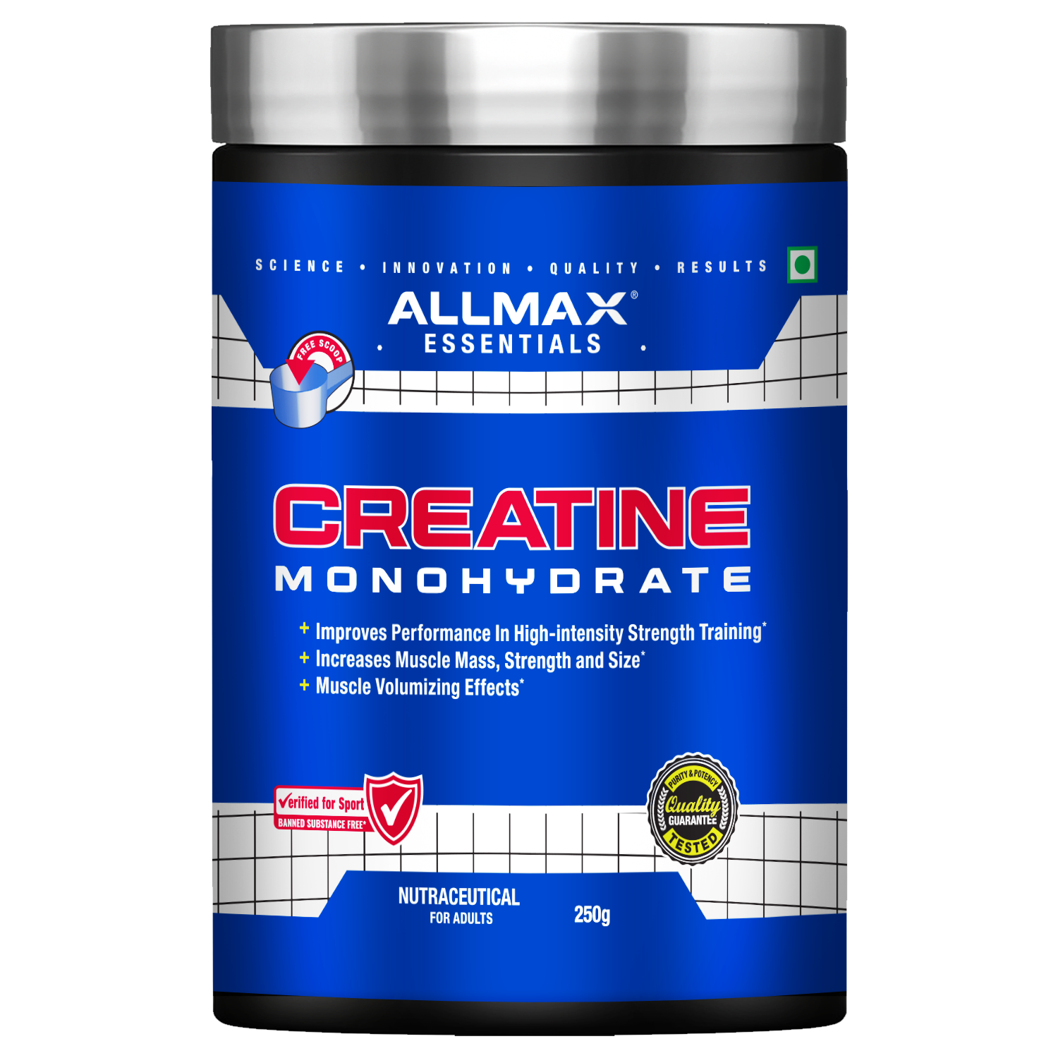 ALL MAX CREATINE MONOHYDRATE 250 GRAMS