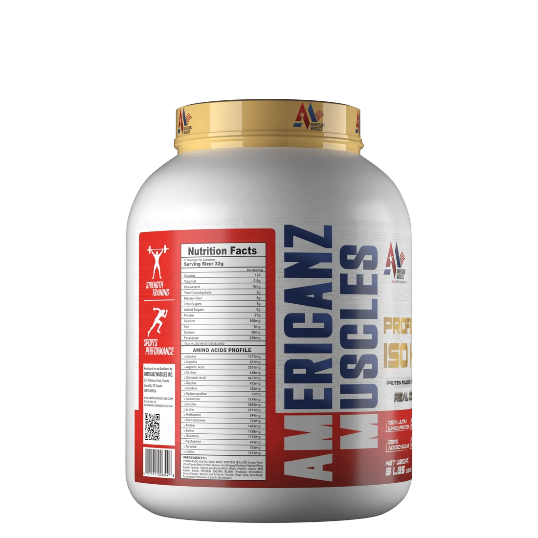 AMERICANZ MUSCLE ISOLATE 5LBS