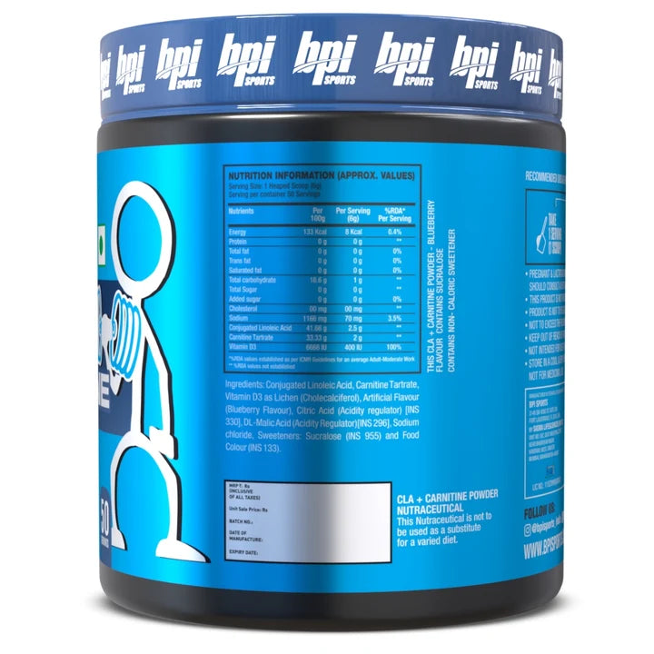 BPI CLA + L CARNITINE 50 SERV