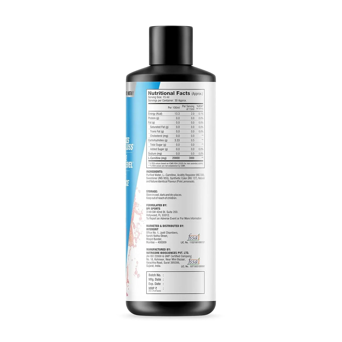 BPI L CARNITINE 3000 MG