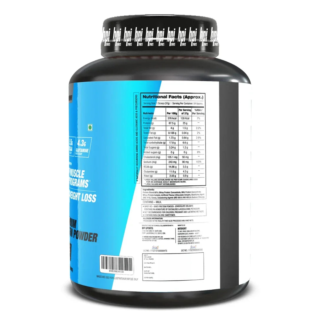 BPI Sports Whey Protein Powder