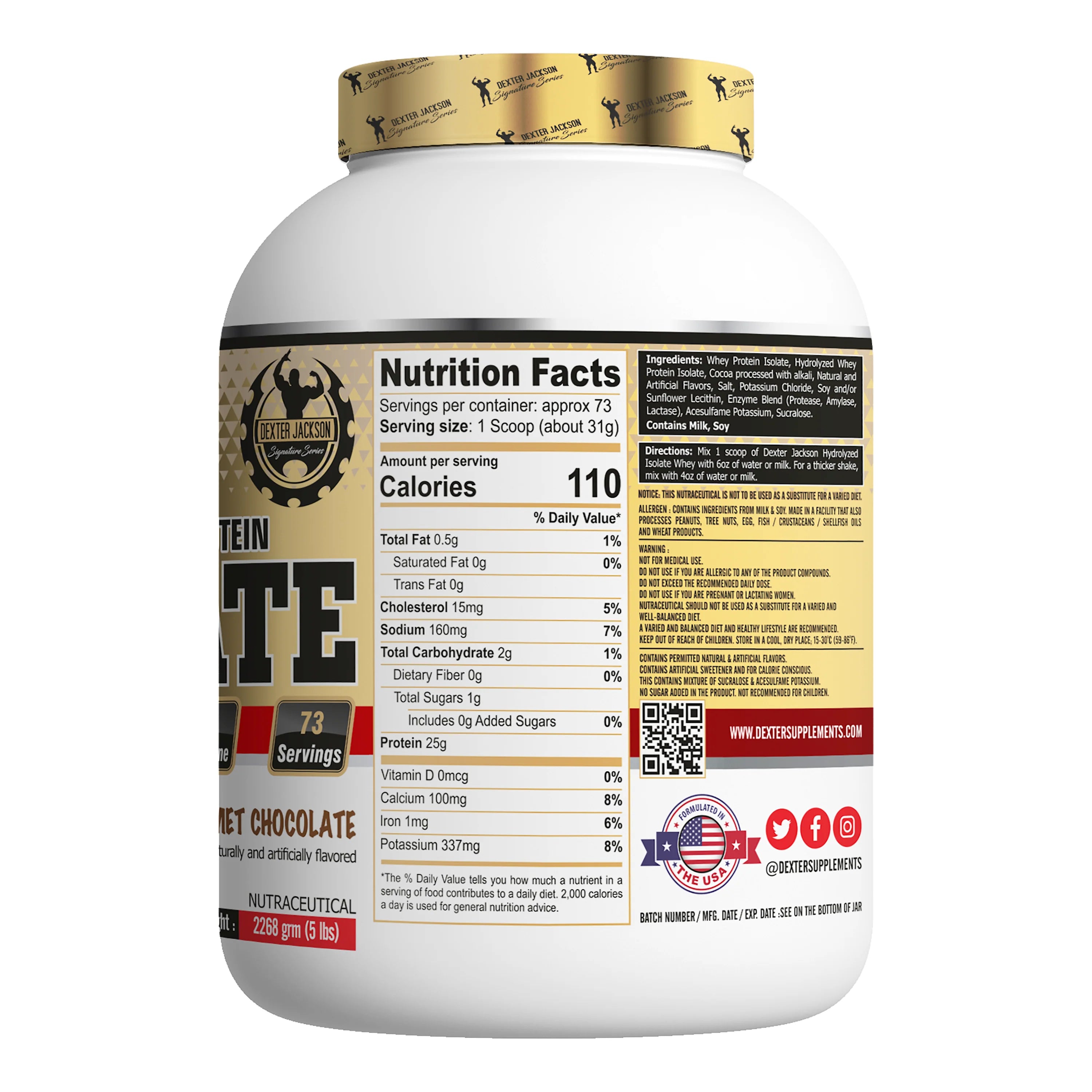 DEXTER JACKSON ISOLATE 5LBS/2.25KG