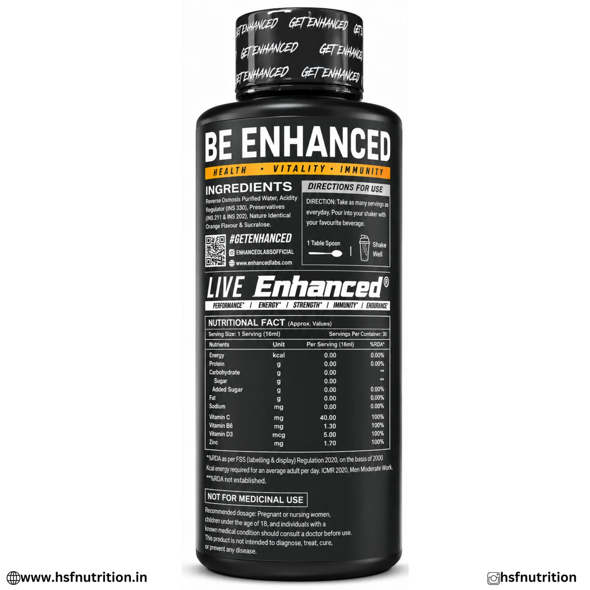 ENHANCE CARNI RUSH 4000MG