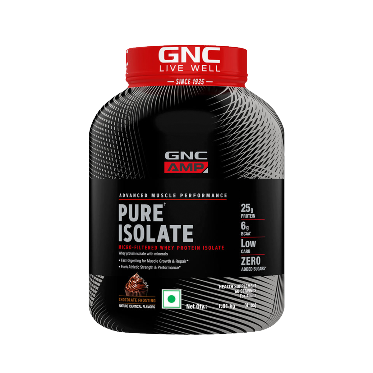 GNC PURE ISOLATE 1.8KG exp Nov/2026