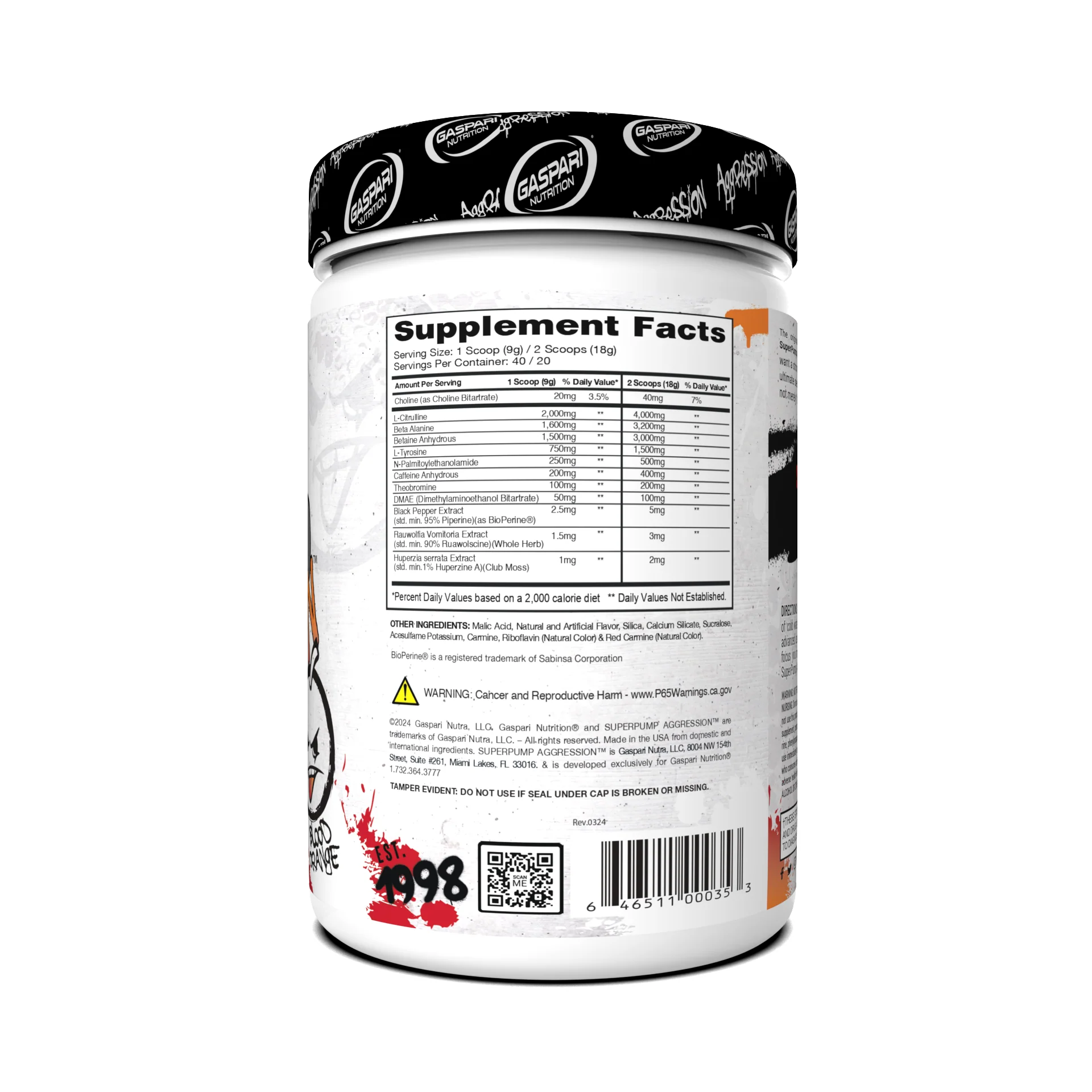GASPARI SUPER PUMP 30 SERVING