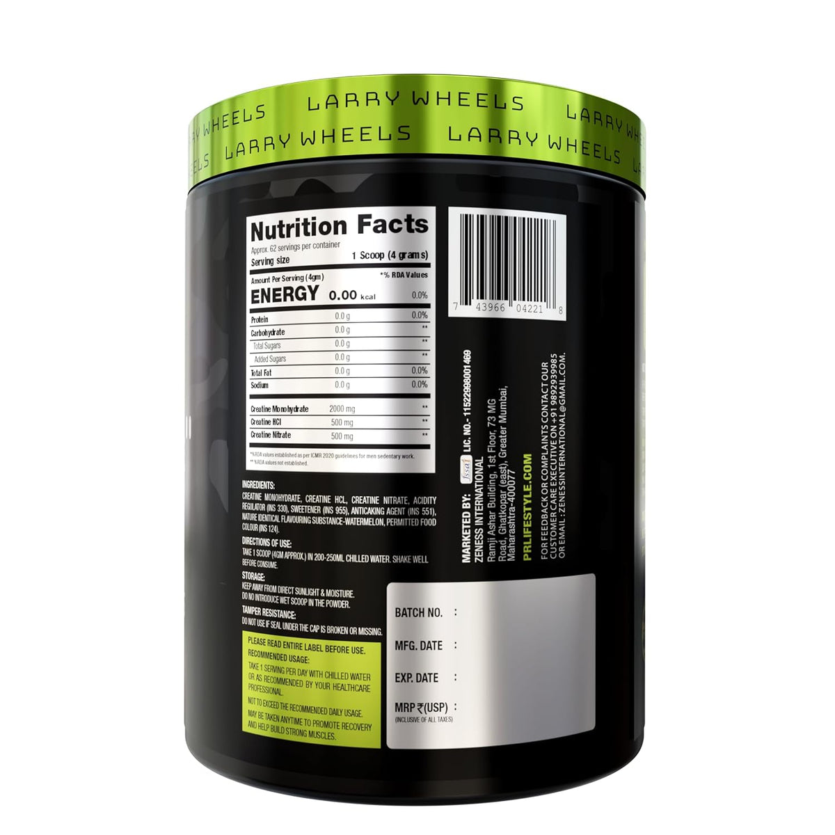 LARRY WHEELS TRI CREATINE