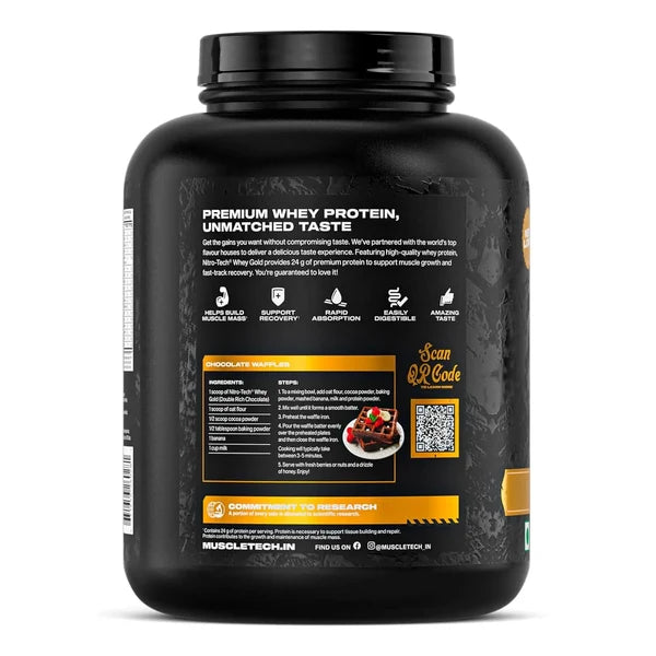 NITRO TECH WHEY GOLD 3.8LBS 1.7KG
