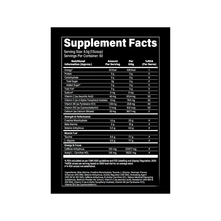 MP COMBAT PREWORKOUT 60SERVING