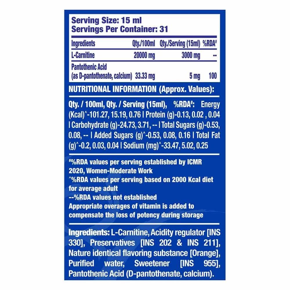 RC LCARNITINE 3000MG