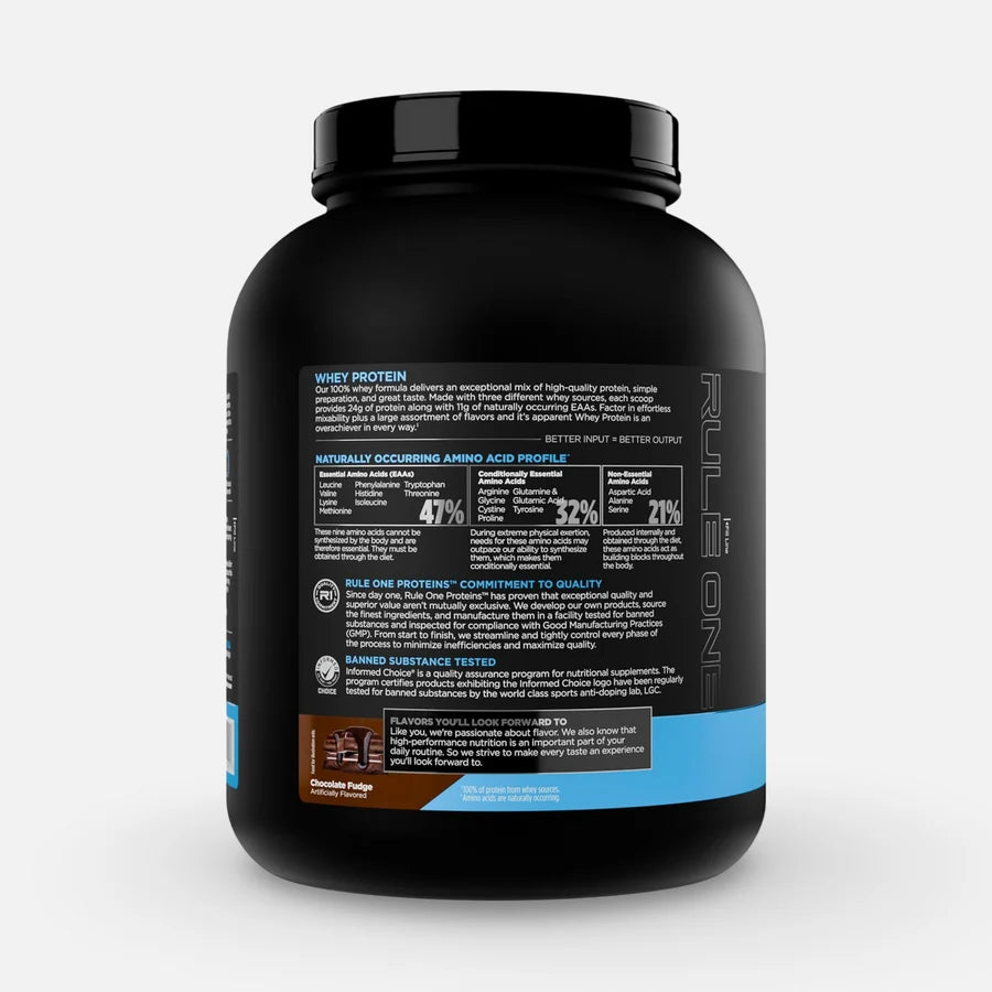 RULE 1 WHEY PROTIEN 5LBS 2.25KG