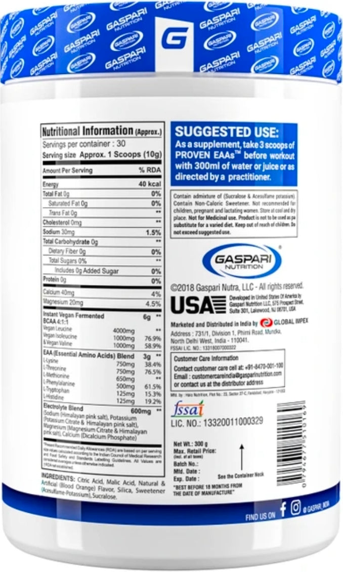 GASPARI EAA 30 SERVING