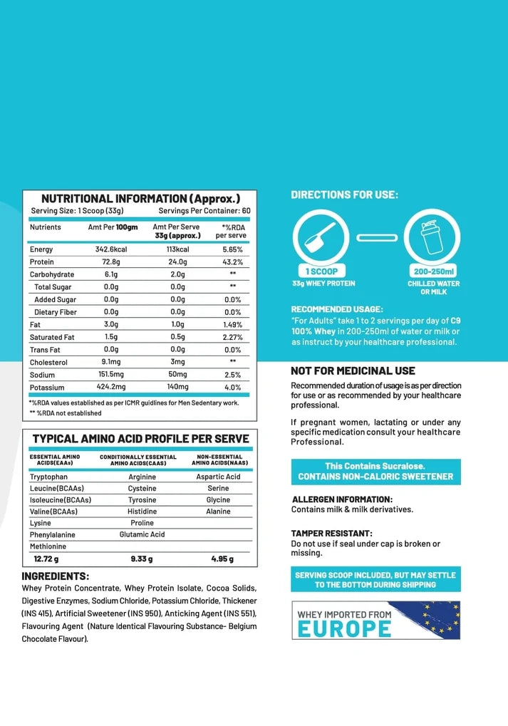 C9 100% WHEY 2KG