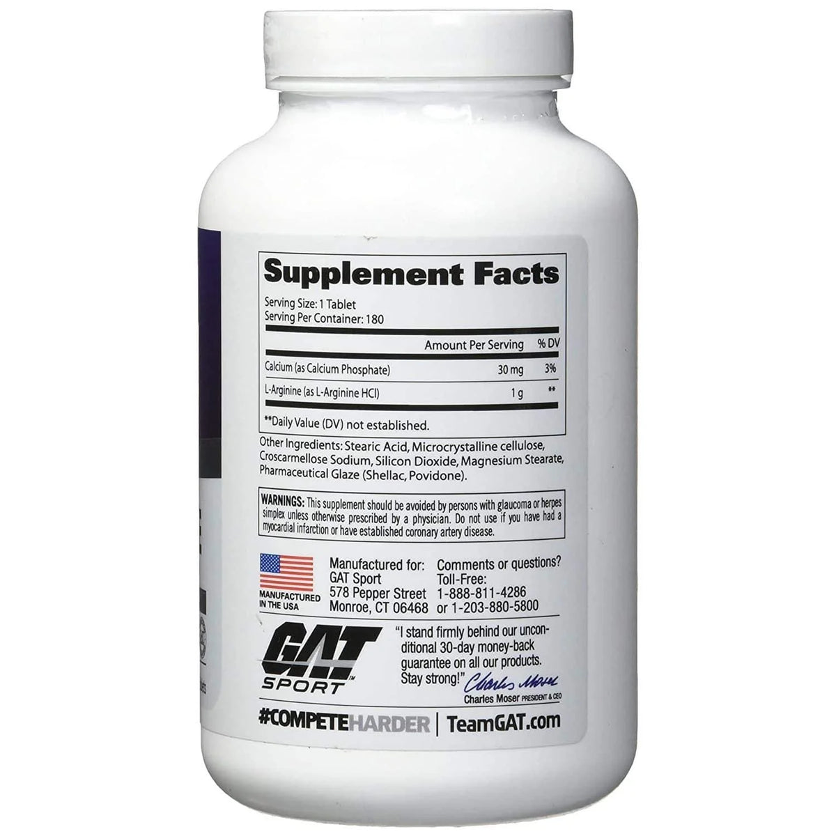 GAT L-ARGININE 180 TAB