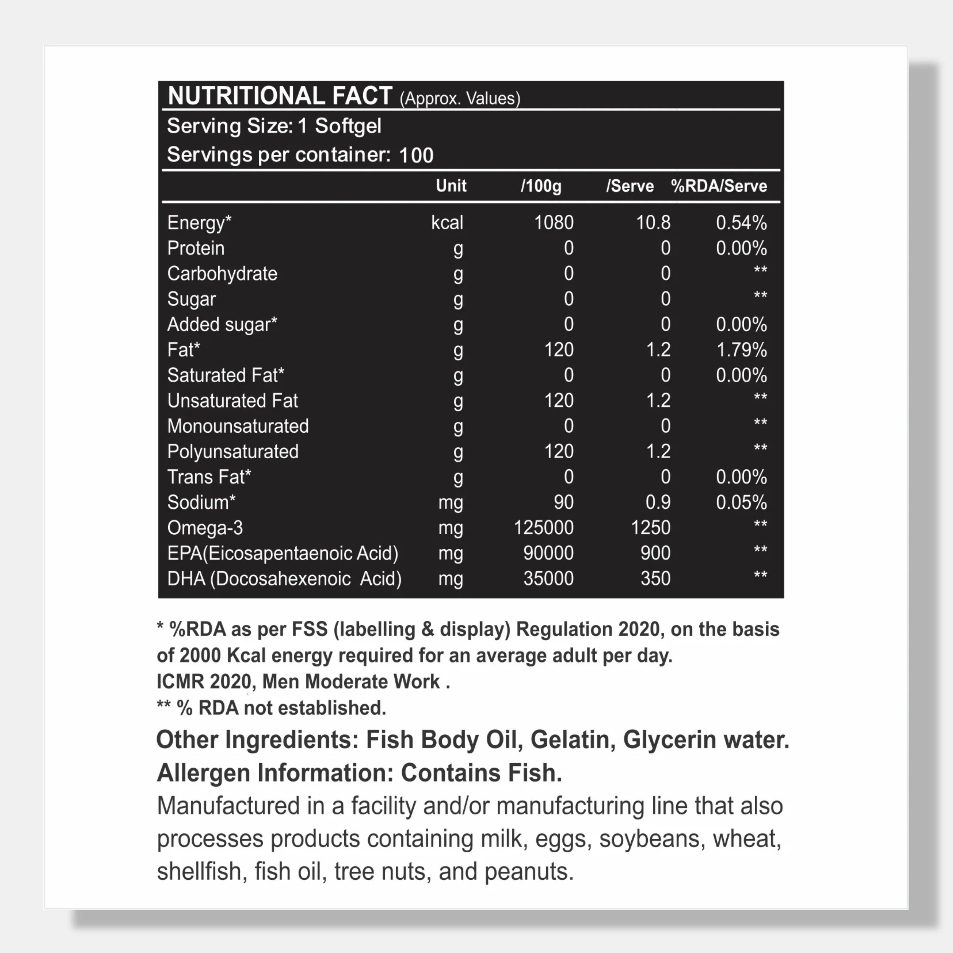 Enhance fish oil