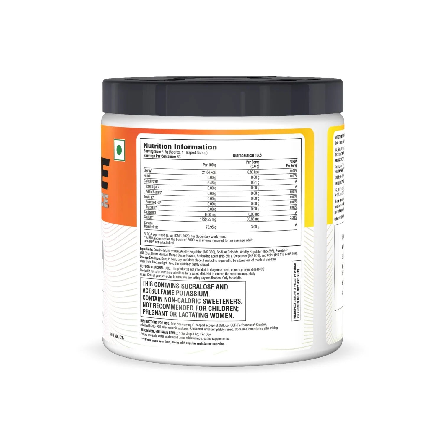 Cellucor creatine 315.4 Gram